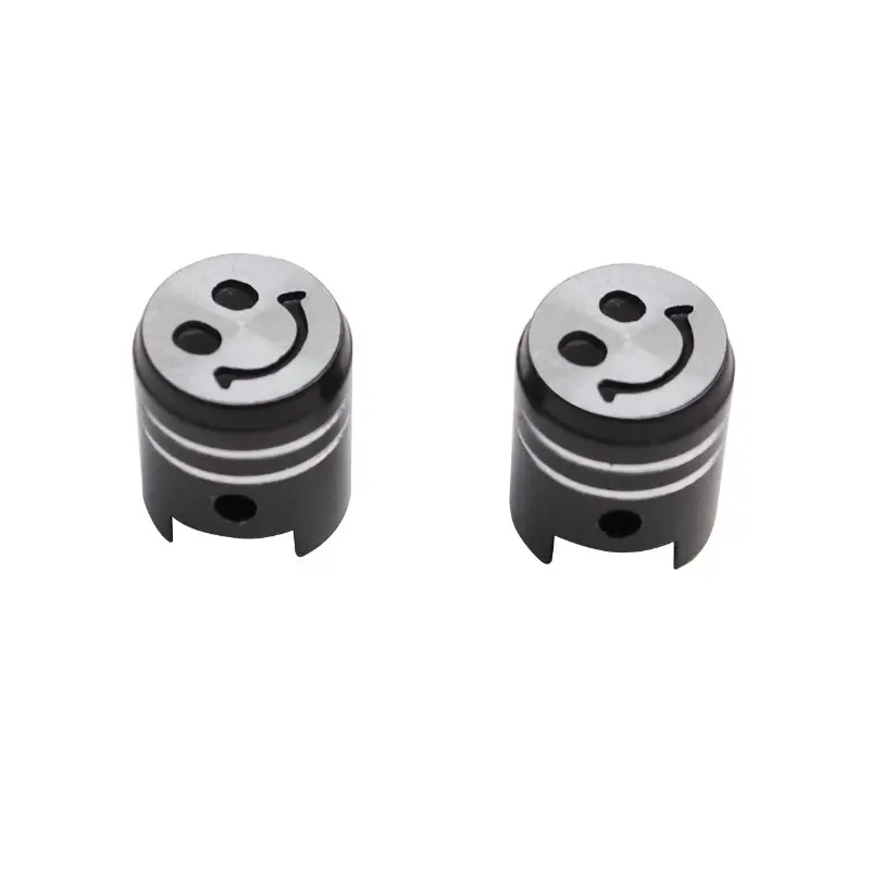 Ventilkappen Replay VS Piston schwarz (Paar)