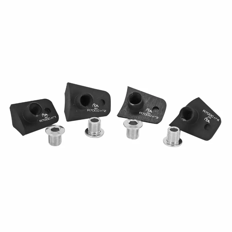 Specialités TA 105 R7000 호환 X110 체인링 블랙 크랭크 암 볼트 세트 (4개 세트)