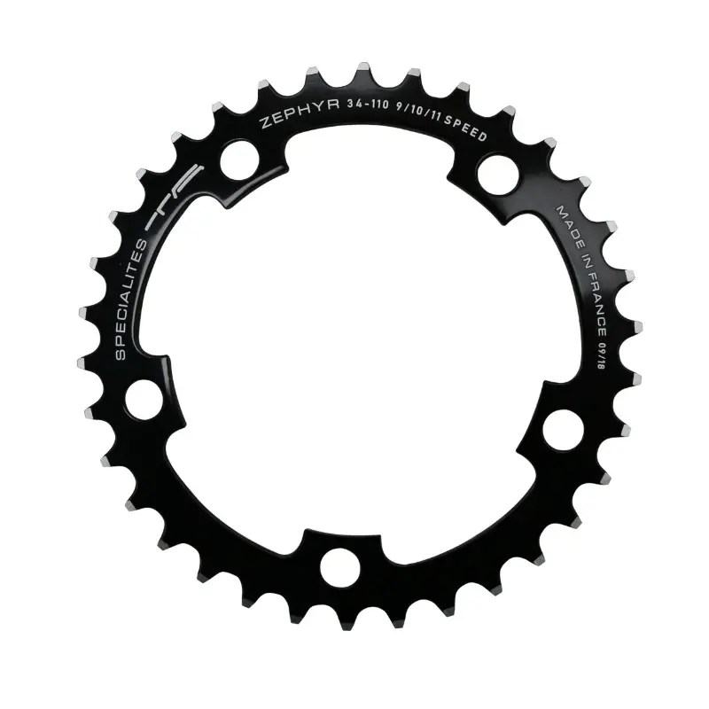 로드 체인링 5BRA d.110 ta zephyr 34DTS 내부 블랙 알루미늄 7075 타입 shimano 9-10V.