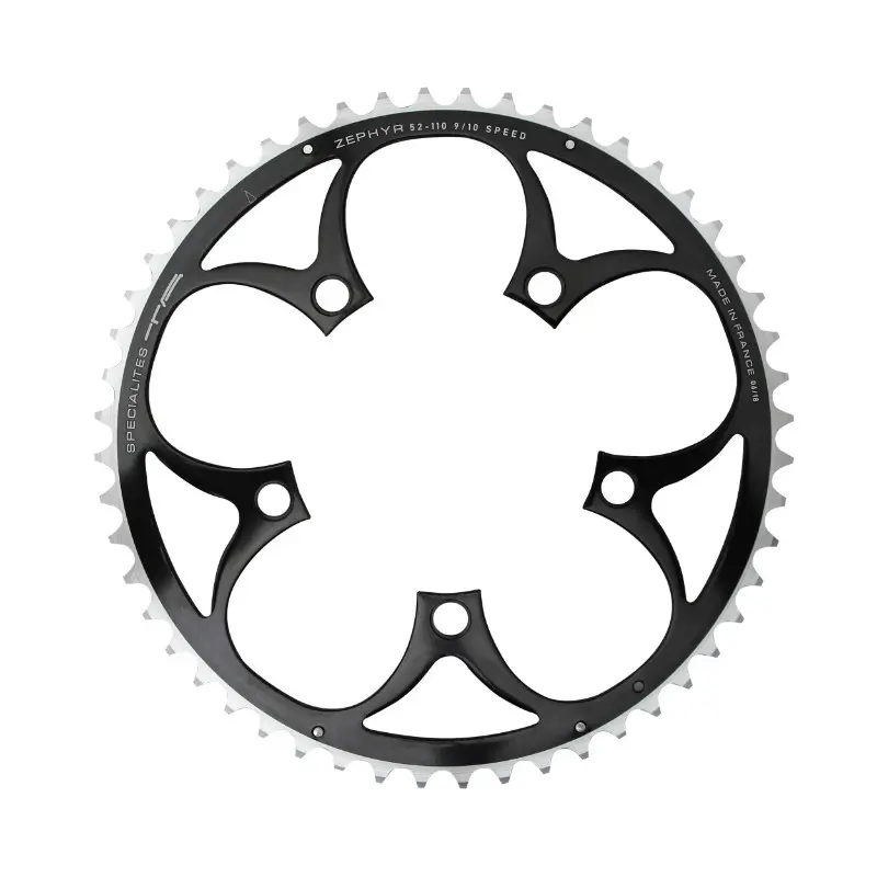 Rennrad-Kettenblatt Spécialités TA 5BRA Durchmesser 110 Zephyr 52 DTS Aluminium 7075 Shimano 9-10fach