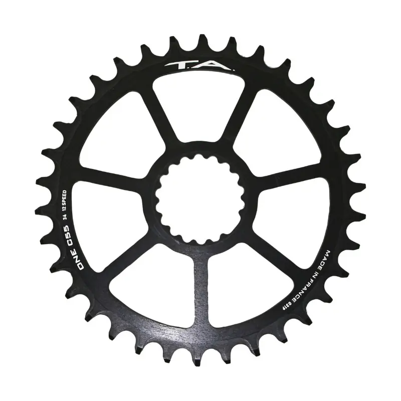 칸노데일 Ai TA ONE C55 34DTS 호환 FSA TA 10-11-12V. 블랙 (오프셋 6MM) 다이렉트 마운트 MTB 체인링