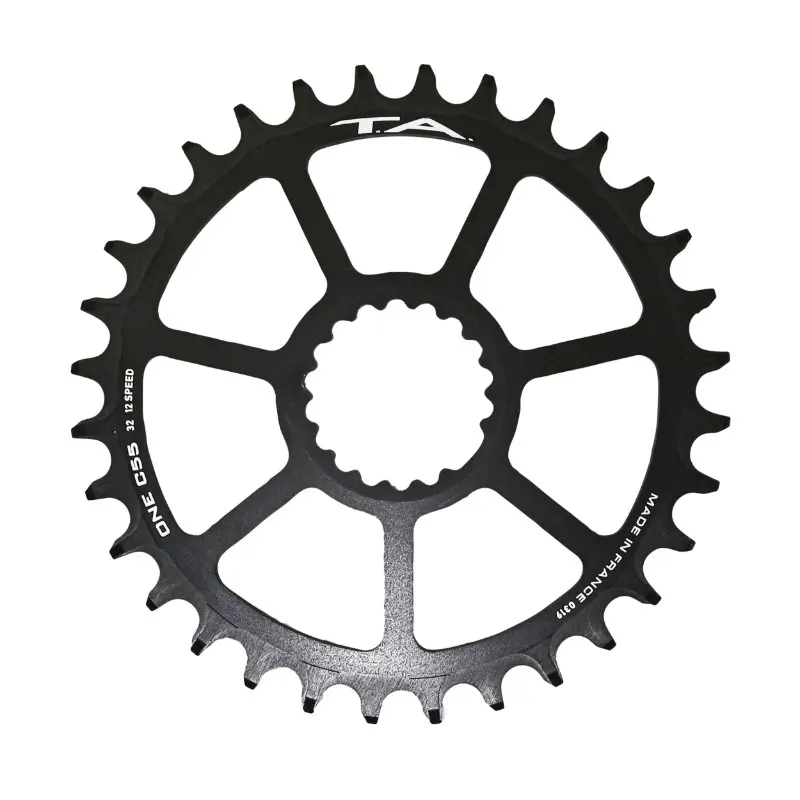 MTB-Kettenblatt Direct Mount für Cannondale Ai Ta One C55 32DTS kompatibel FSA Ta 10-11-12V. schwarz (Offset 6MM)