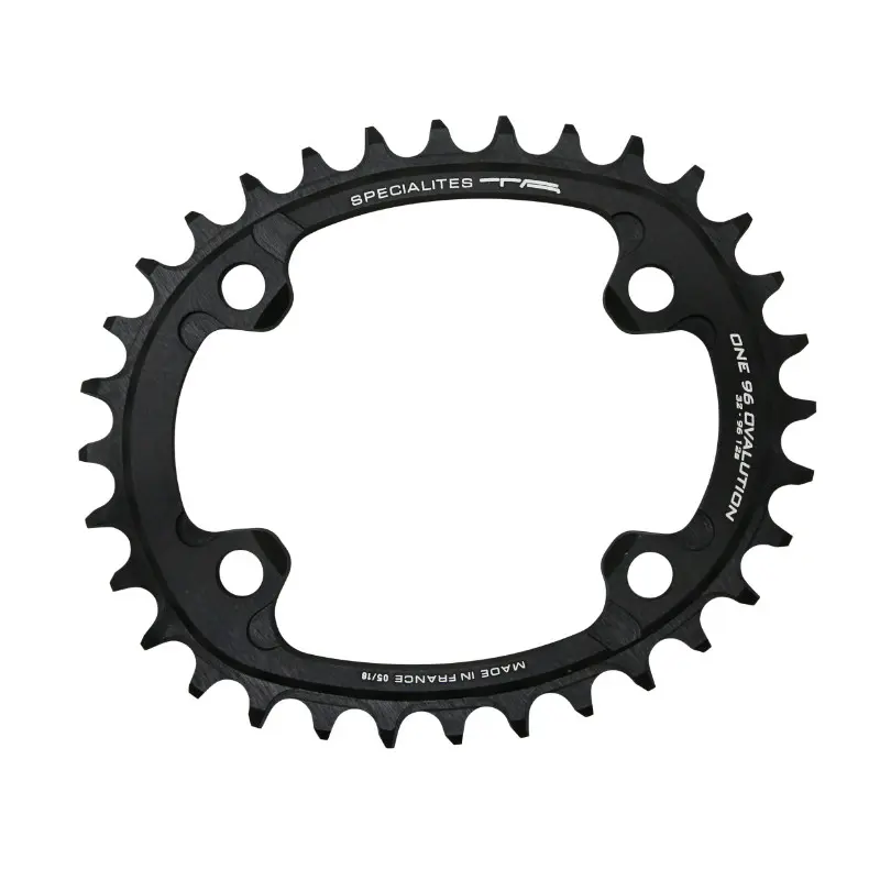 MTB Kettenblatt 4BRA d.96 für Shimano SLX7000- XT8000- XTR9000 TA One Ovalution 32DTS Mono schwarz matt Alu 10-11-12V. Narrow Wide (kompatibel mit allen 12V Ketten außer Shimano)