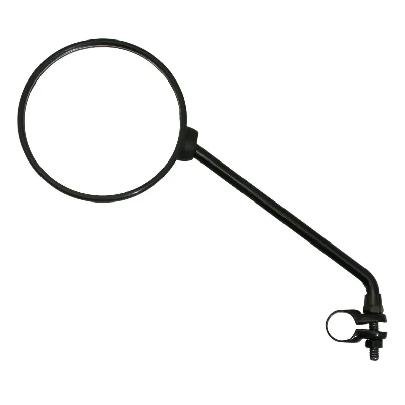 Rétroviseur universel cyclo Vicma rond à collier noir diam 122 mm M8-125 homologué