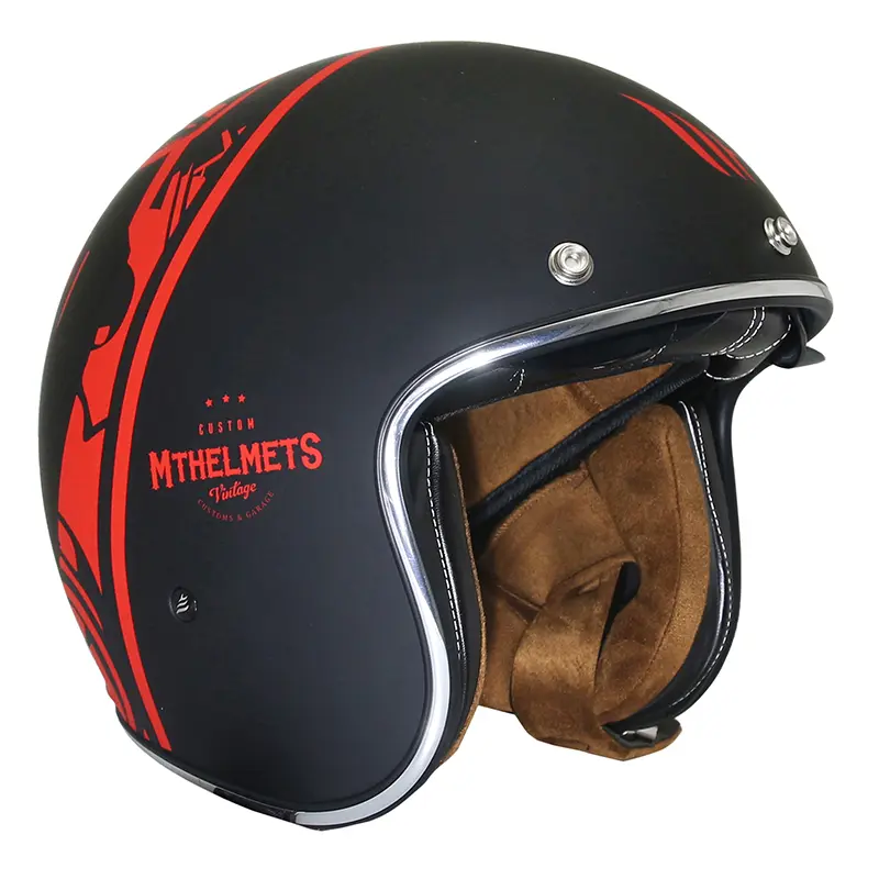 Jethelm Mt Helmets Le Mans 2 SV Divenire schwarz-rot matt XS