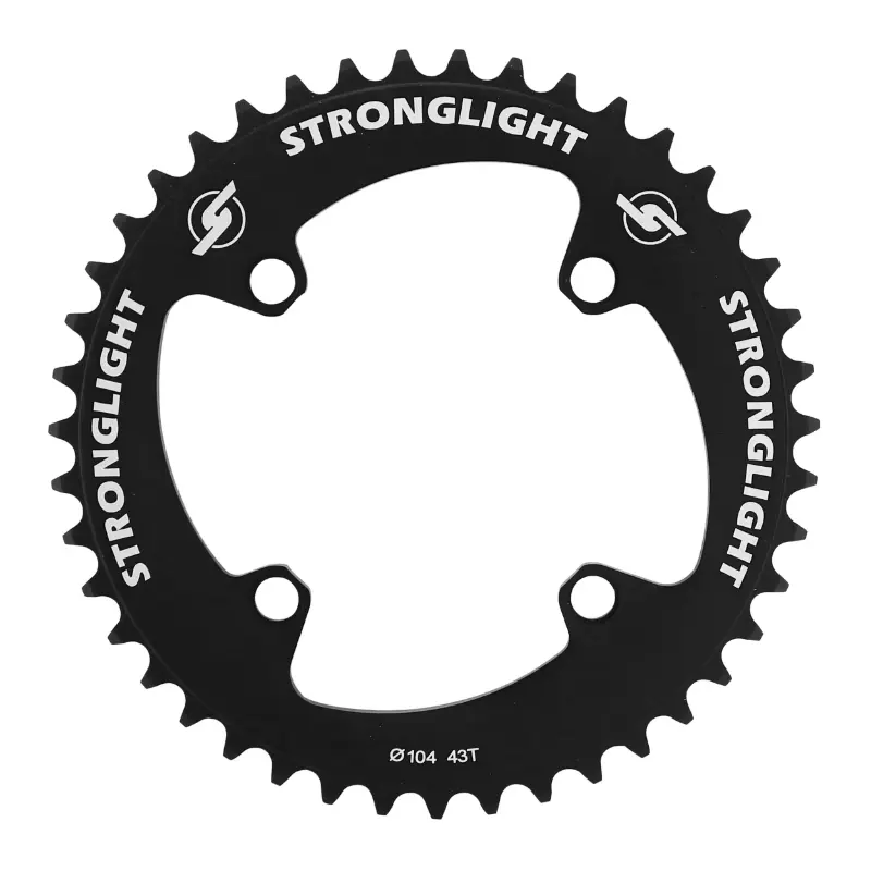 Kettenblatt BMX Stronglight 43 DTS schwarz 1-fach 104 mm (für Kette 1-2 x 3-32)