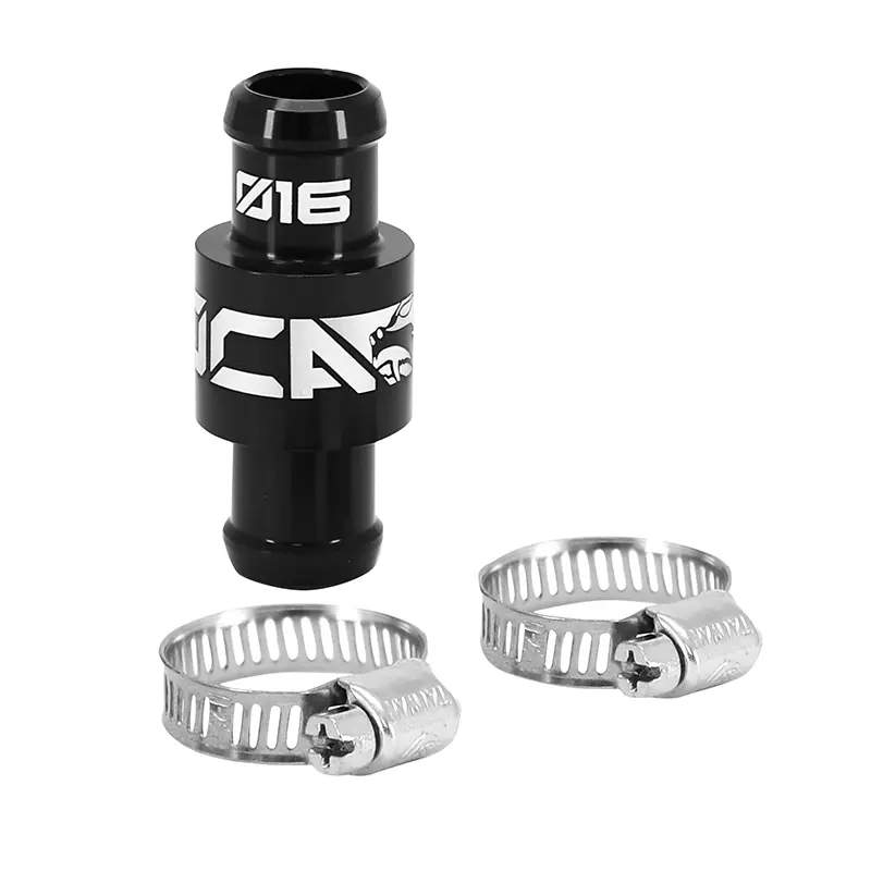 Adaptátor-spojka hadice chlazení s místem pro teplotní sondu Voca T-Link 16 mm 1-8" černý
