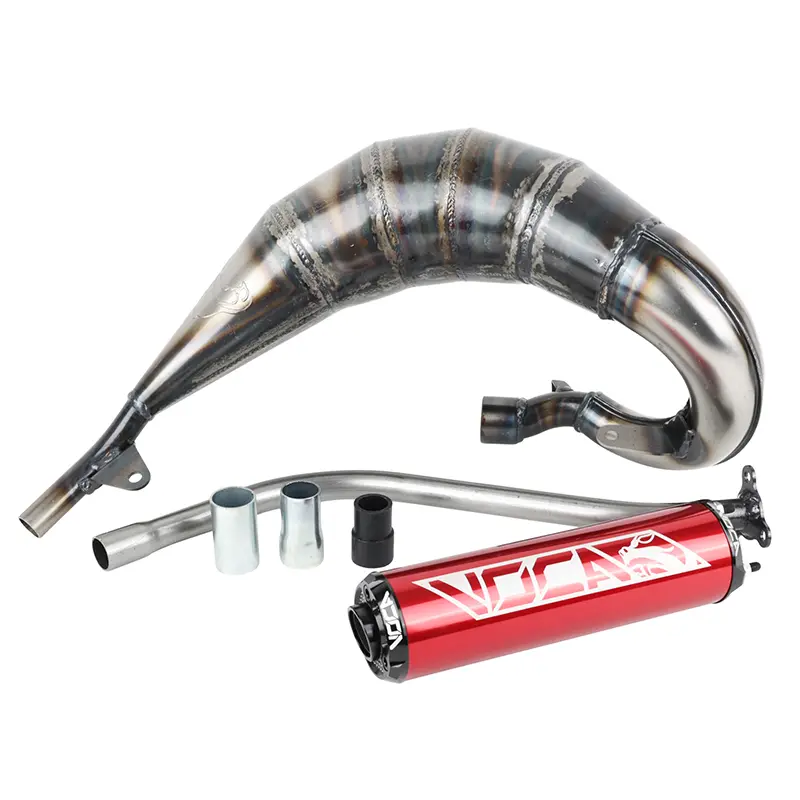 Silencieux VOCA Racing Pot 50 à boîte Voca Cross Rookie pour Beta 50 RR 2012-2020 passage haut droit aluminium rouge