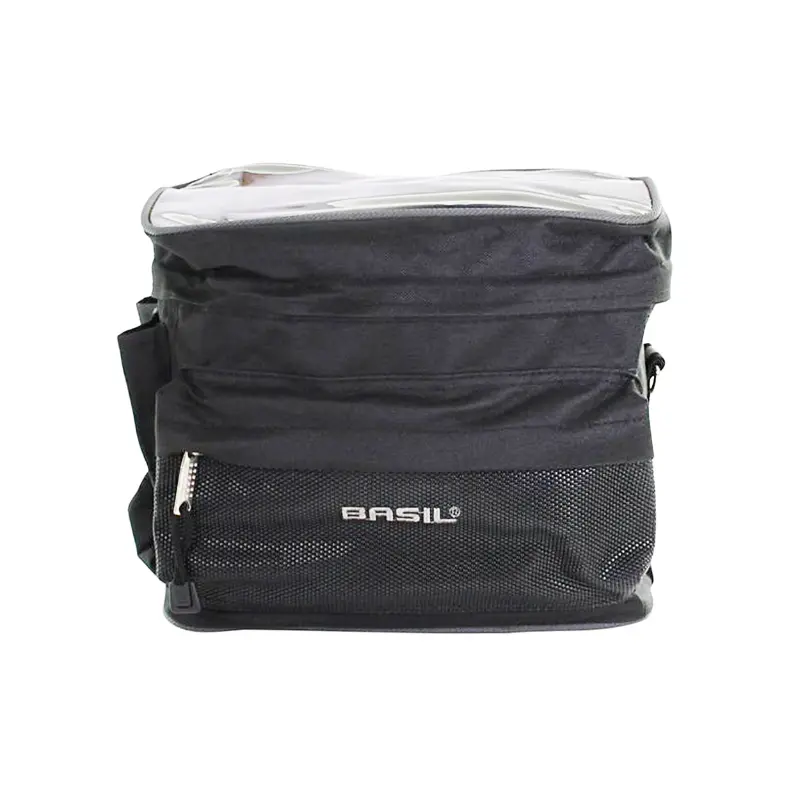 Fahrradtasche Basil Mali 8L schwarz Lenkerbefestigung