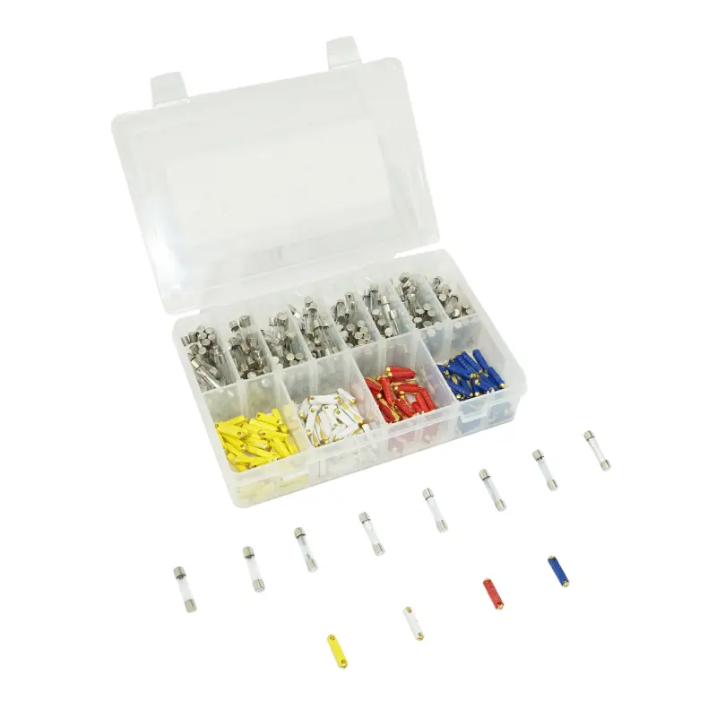 Fusible rond en verre et céramique 1 à 40A assortiment 340 pièces P2R