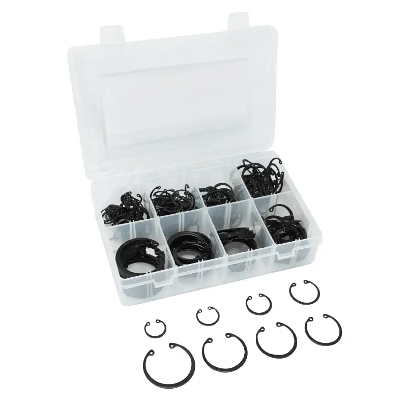 Innensehring-Sortiment 8 Größen Durchmesser 20 bis 45 mm Box 250 Stück P2R