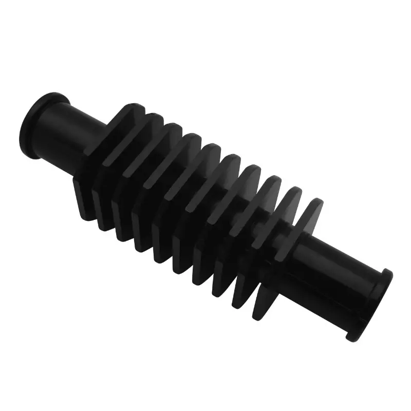Radiateur de durite échangeur Replay aluminium CNC noir forme carrée 57x29mm fixation durite 17mm