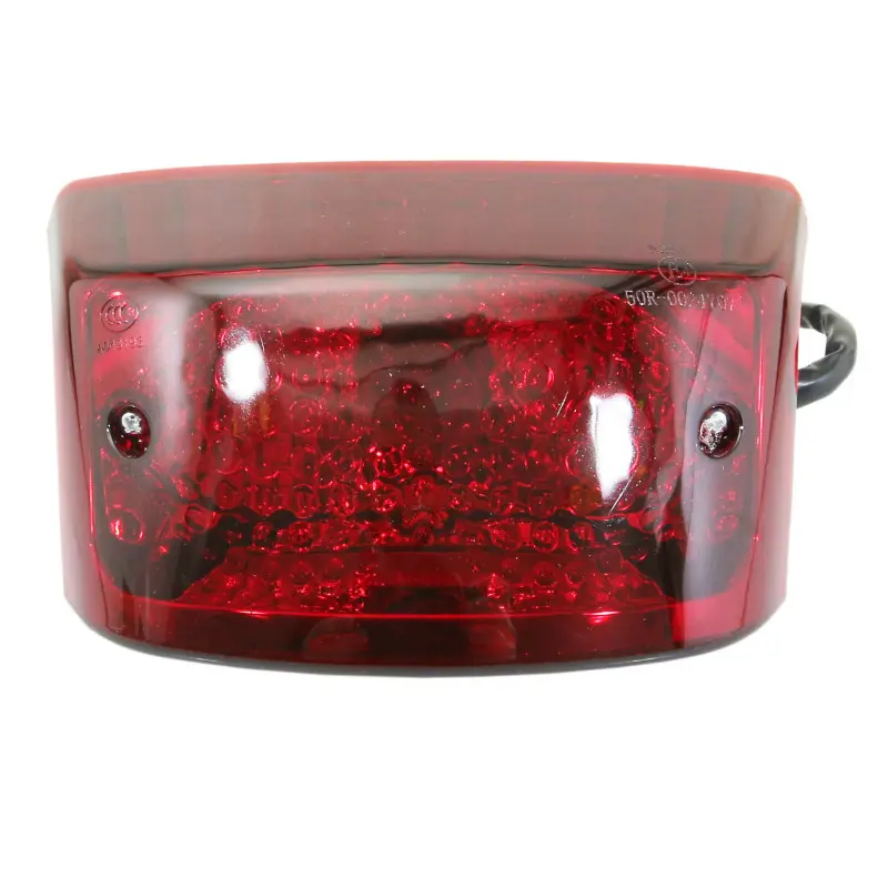 Feu arrière adaptable MBK Booster 50 2004+ Yamaha BWS 50 2004+ rouge homologué CE