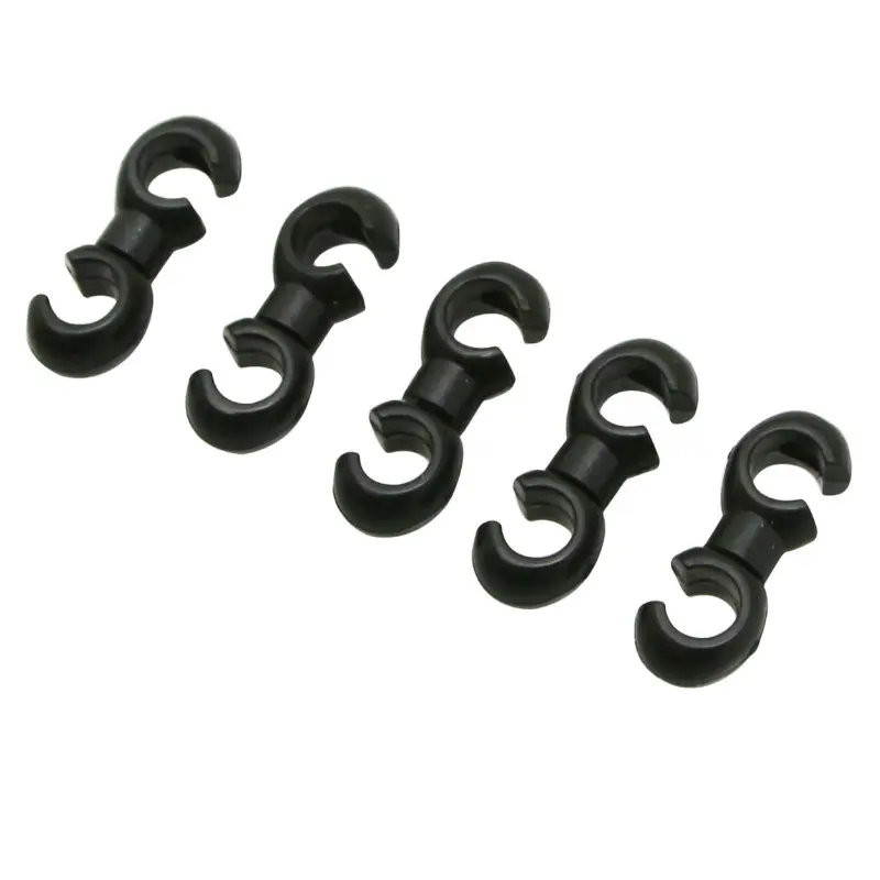 Attache gaine frein-dérailleur Fibrax noir (sachet de 5 pcs)