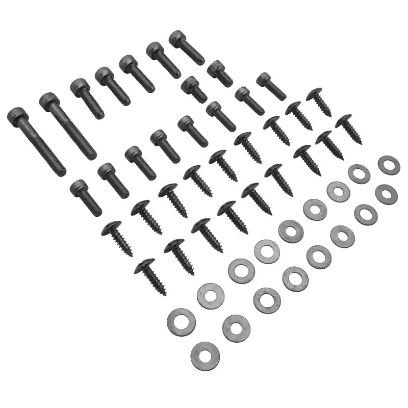 Kit vis de carrosserie acier chromé Replay pour MBK Booster 50 NG et Yamaha Rocket 50