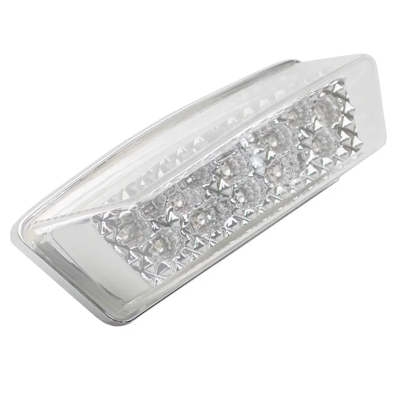 Feu arrière à LEDs avec clignotant intégré REPLAY adaptable MBK 50 Stunt - Yamaha 50 Slider blanc