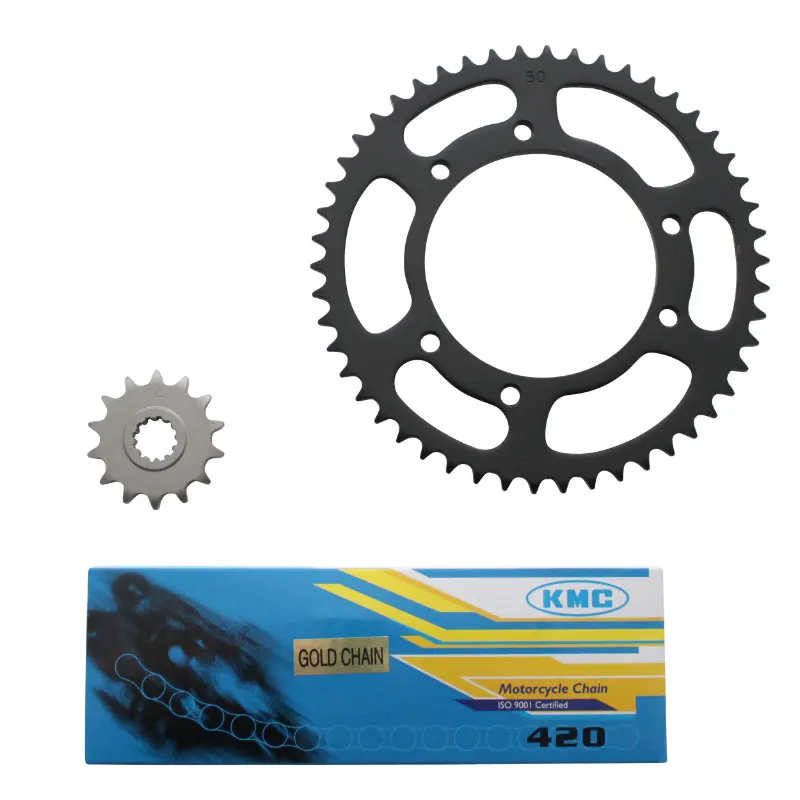 P2R Adaptierbarer Kettenradsatz MBK 50 x-limit 2004+-yamaha 50 DTR 2004+ 420 14X50 (Bohrung 105MM) -P2R