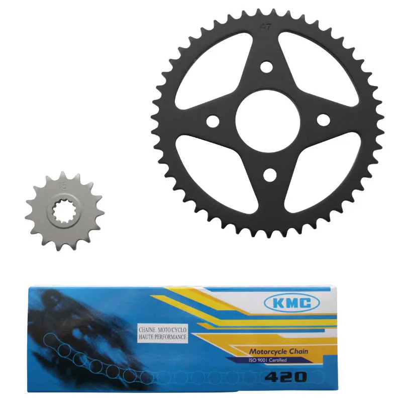 Kettensatz P2R für MBK 50 X-Power 2000+ Yamaha 50 TZR 2000+ 420 15x47 Bohrung 54 mm