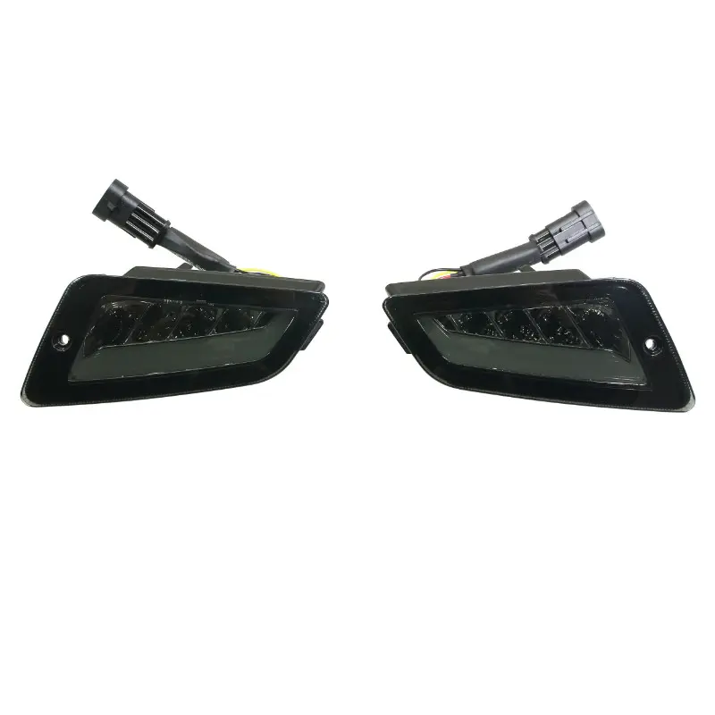 Adaptierbarer Blinker Piaggio 125 GTS vorne getönt mit orangen LEDs Paar CE-geprüft