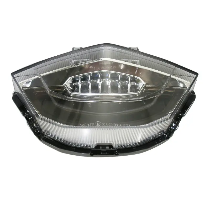 Motorrad Heckleuchte adaptierbar Honda 1000 CBR RR 2017+ transparent mit LED und integriertem Blinker homologiert AVOC