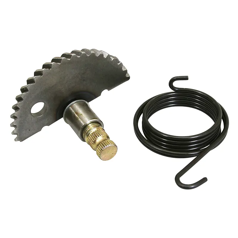 Axe-pignon de kick scoot adaptable scoot 50 chinois 4T GY6,139qmb-kymco 50 agility 4T-PEUGEOT 50 kisbee 4T, v-clic 4T-SYM 50 orbit 4T-BAOTIAN 50 BT49QT 4T (avec ressort) -P2R