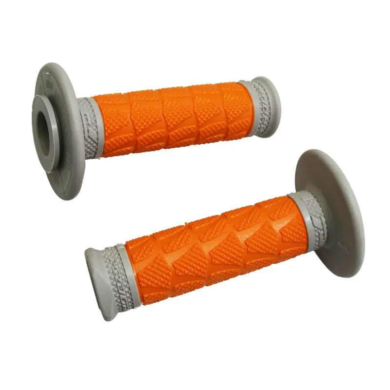 Revêtement de poignée Progrip 783 double densité base gris-orange closed end 115 mm