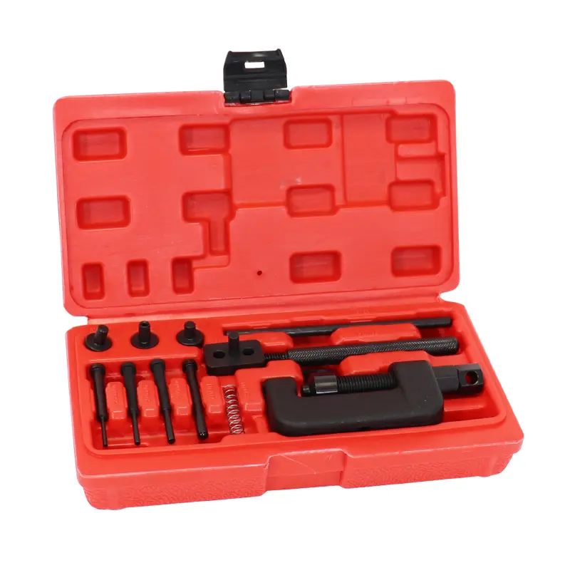 Steuertrieb-Kettennietdrücker Werkstatt universell (Achsen 2,2 - 2,9 - 3,8 mm) Koffer P2R