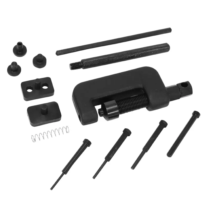 Steuertrieb-Kettennietdrücker Werkstatt universell (Achsen 2,2 - 2,9 - 3,8 mm) Koffer P2R — Ansicht 2