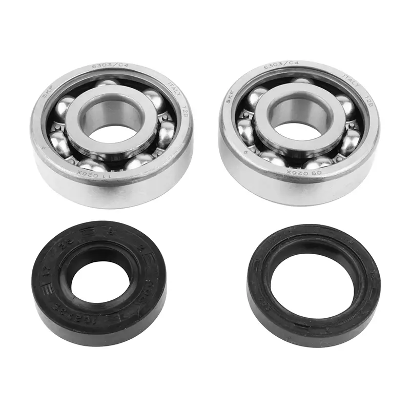 Pleuellager + Dichtung 50 A Getriebe P2R adaptiv Minarelli 50 AM6-MBK 50 x-power-Yamaha 50 tzr-Peugeot 50 XPS, XR6-RIEJU 50 RS1, smx-Beta 50 RR (Satz 6303 SKF Stahl C4-NITRILDICHTUNG)