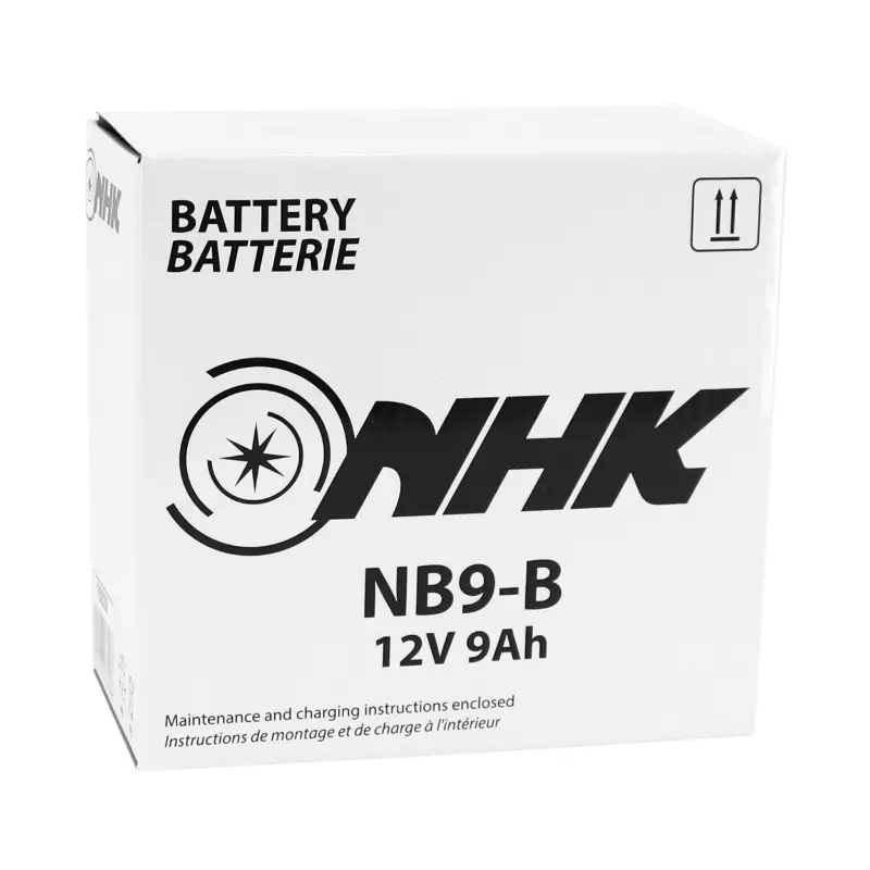 Akumulators 12V 9 ah NB9-B Nhk parastais ar apkopi (lg135xl75xh139mm) (premium kvalitāte - ekvivalents YB9-B) — skats 4