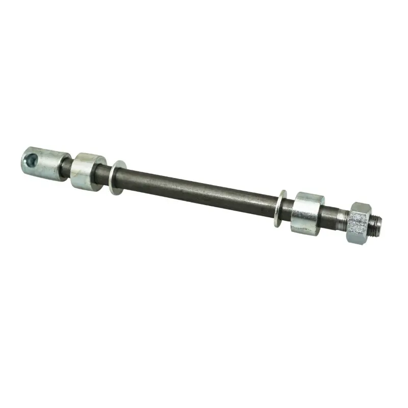 Axe de roue cyclo diam 12 x 100 x 213 mm adaptable Leleu arrière complet Sélection P2R
