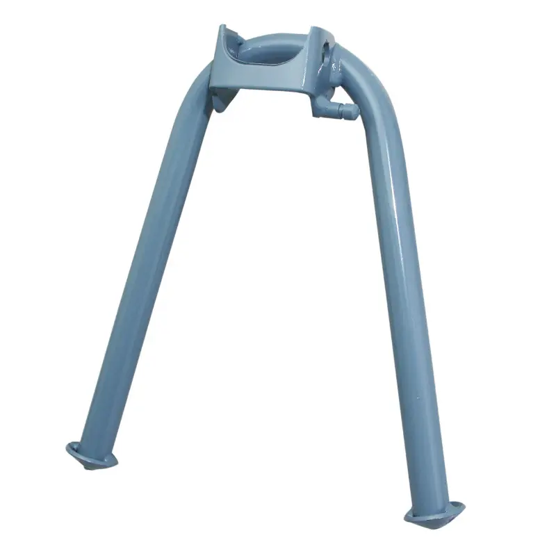 Béquille cyclo centrale adaptable MBK-Motobécane 88, 881 à peindre base bleu (H 210 mm) Sélection P2R