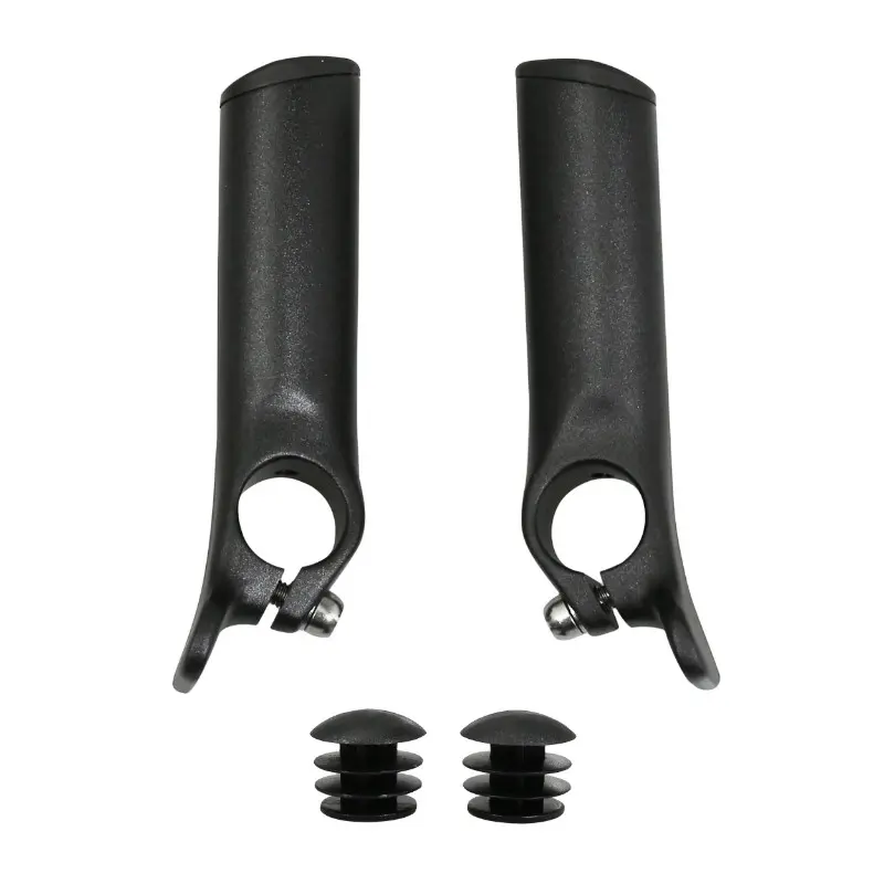 Embout de cintre Newton avec repose-main noir mat (paire)