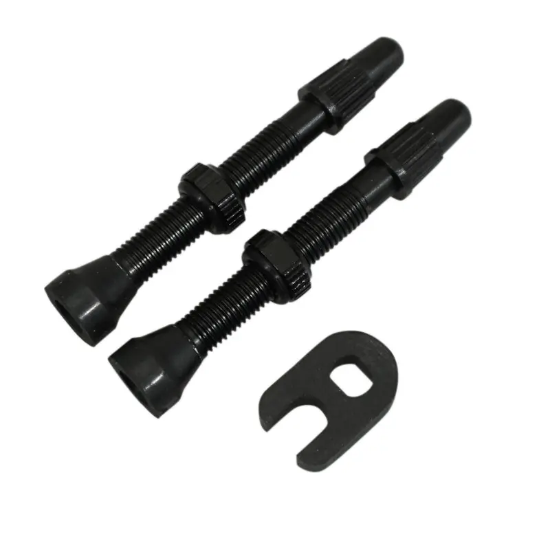 Tubeless-Ventil Presta Hutchinson 44 mm abnehmbare Mutter (Paar)