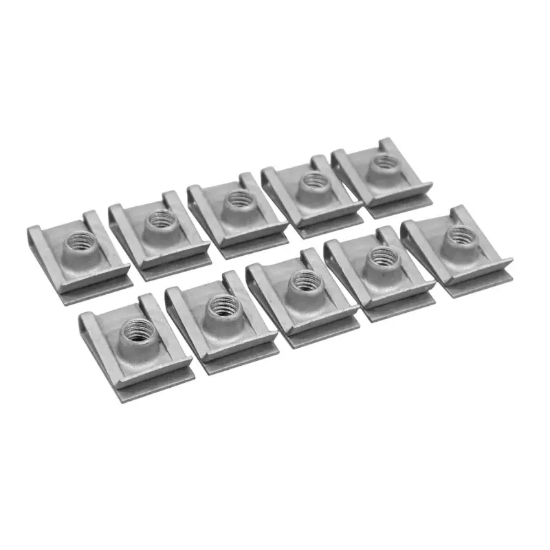 Agrafe-écrou tôle carrosserie M6 P2R (sachet de 10 pièces)