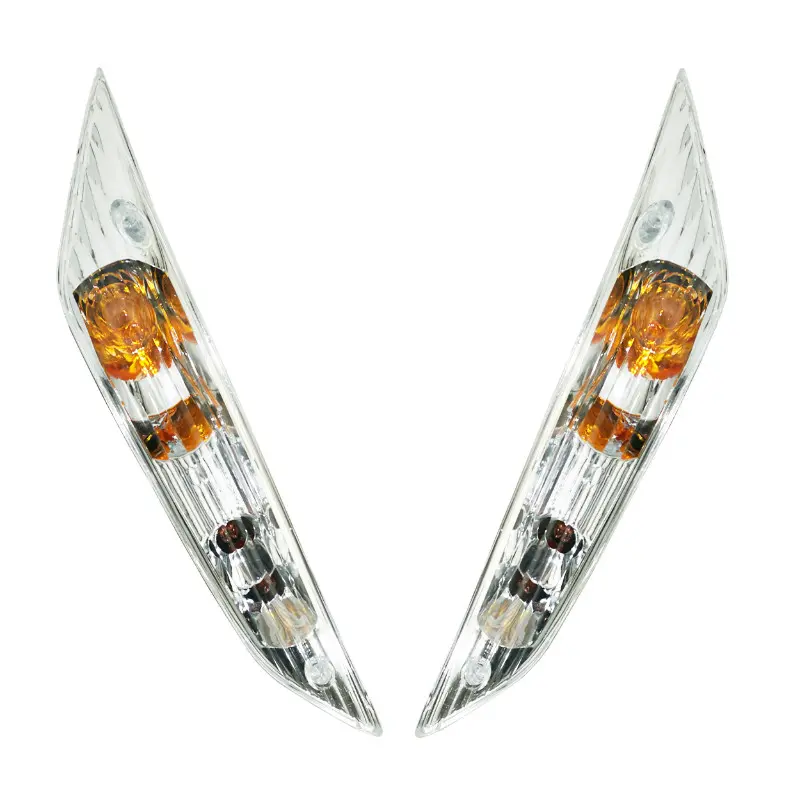 Blinker passend für Piaggio 50 Zip 2000+ vorne transparent mit Glühlampe (Paar) Replay