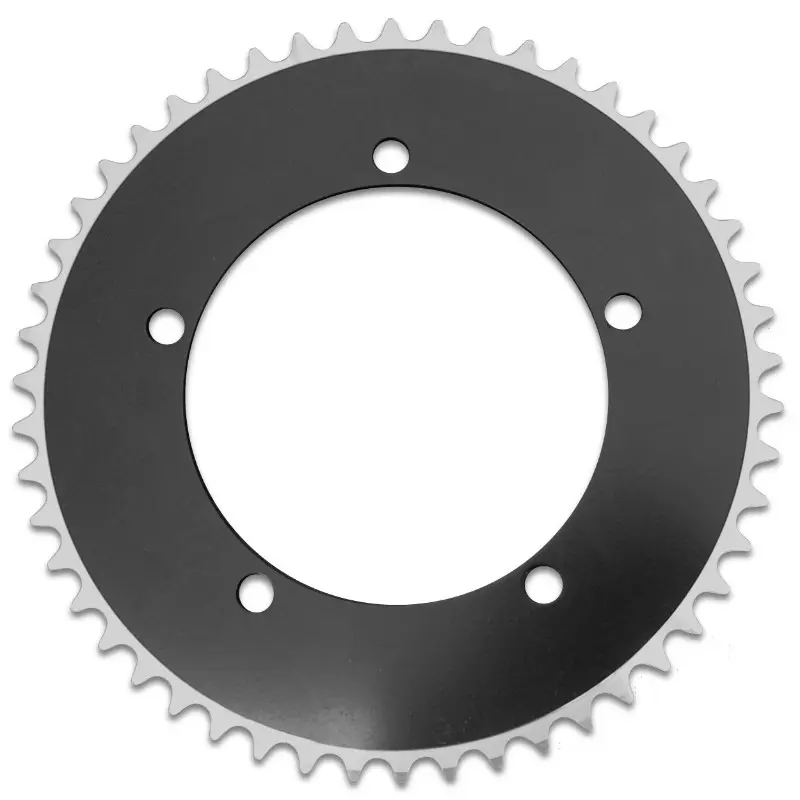 Plateau piste - fixie 5BRA d.130 P2R 50DTS noir pour chaine 3.30