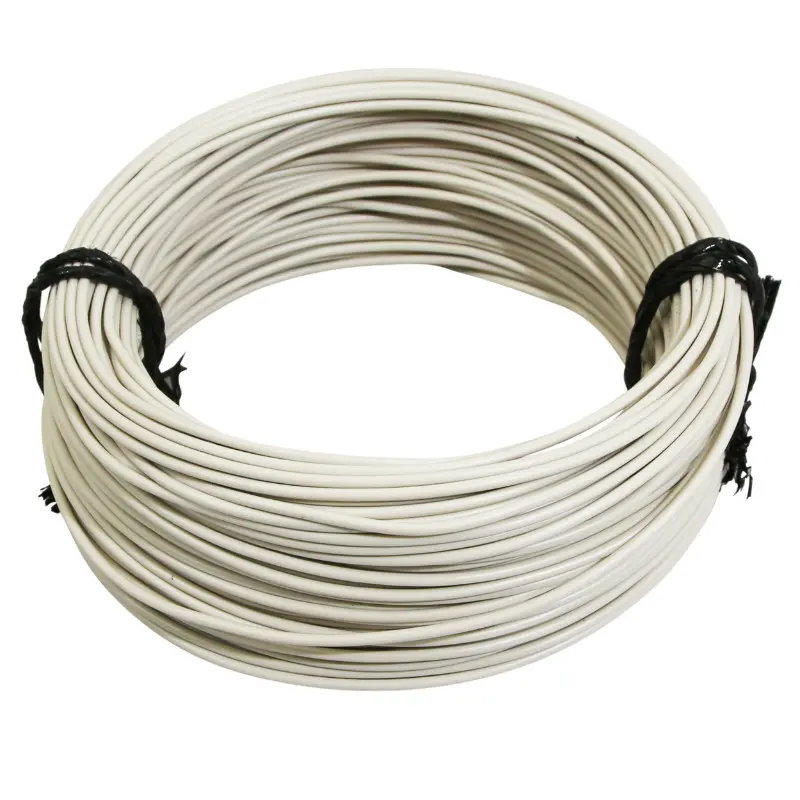 Fil electrique 1,00MM2 12-10 multibrin blanc (50M) -selection P2R