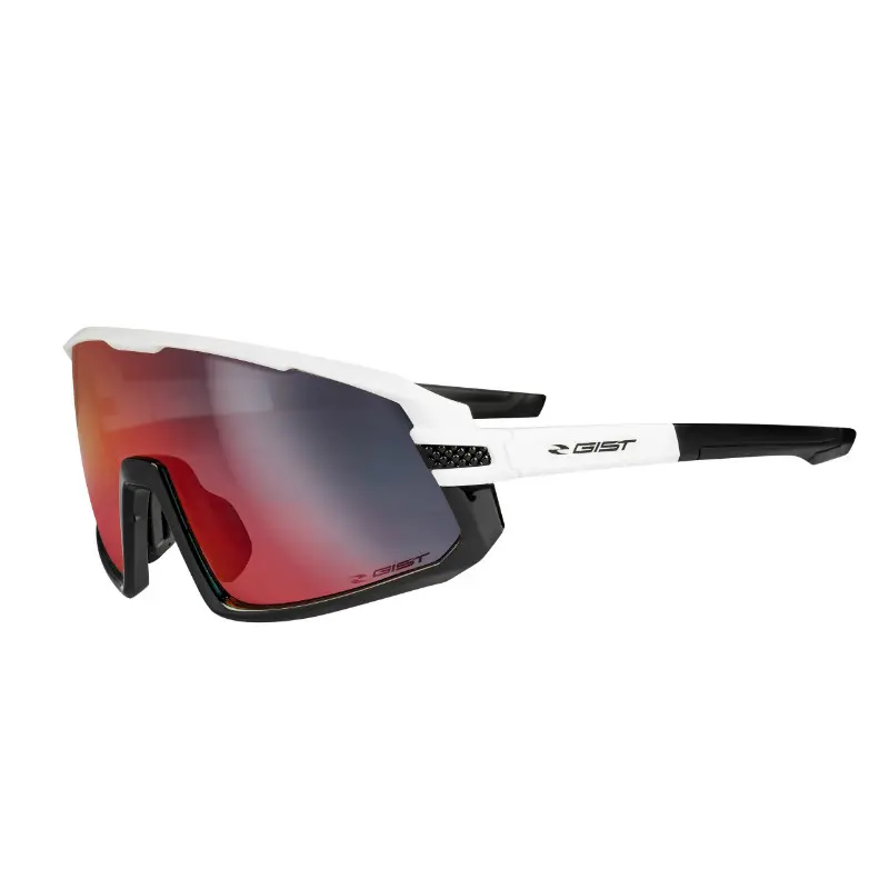 Lunettes vélo adulte Gist Next monture blanc 3 verres interchangeables protection UV