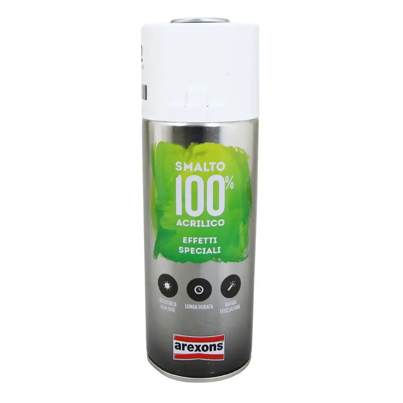 Bombe de peinture acrylique Arexons 100 argent effet métallisé 400 ml