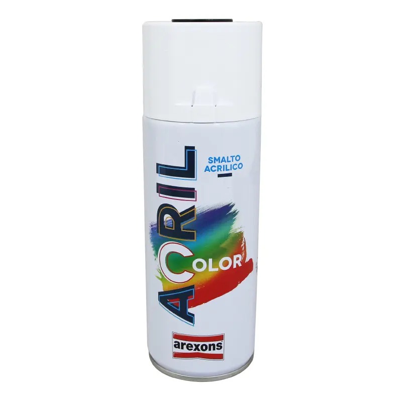 Bombe de peinture Arexons acrylique noir mat 400 ml