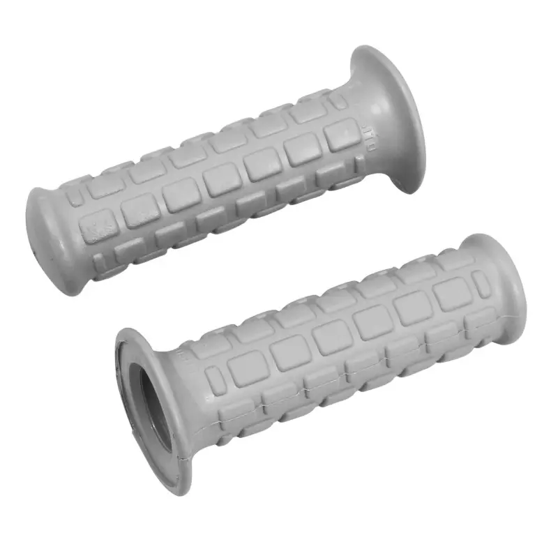 Griffbezug adaptierbar für Moped grau geprägt Ø 22-24 mm Länge 115 mm (Paar)