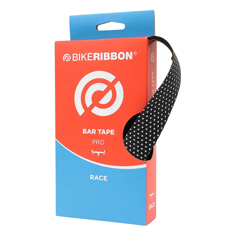 反射グレード ブラック ハンドルバーテープ BIKERIBBON