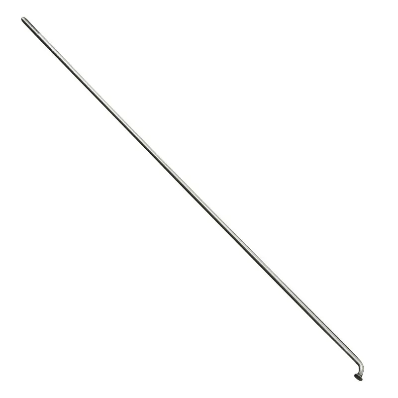 Rayon Leader Fox inox argent tête coudée LG 232 diam 2,3 mm