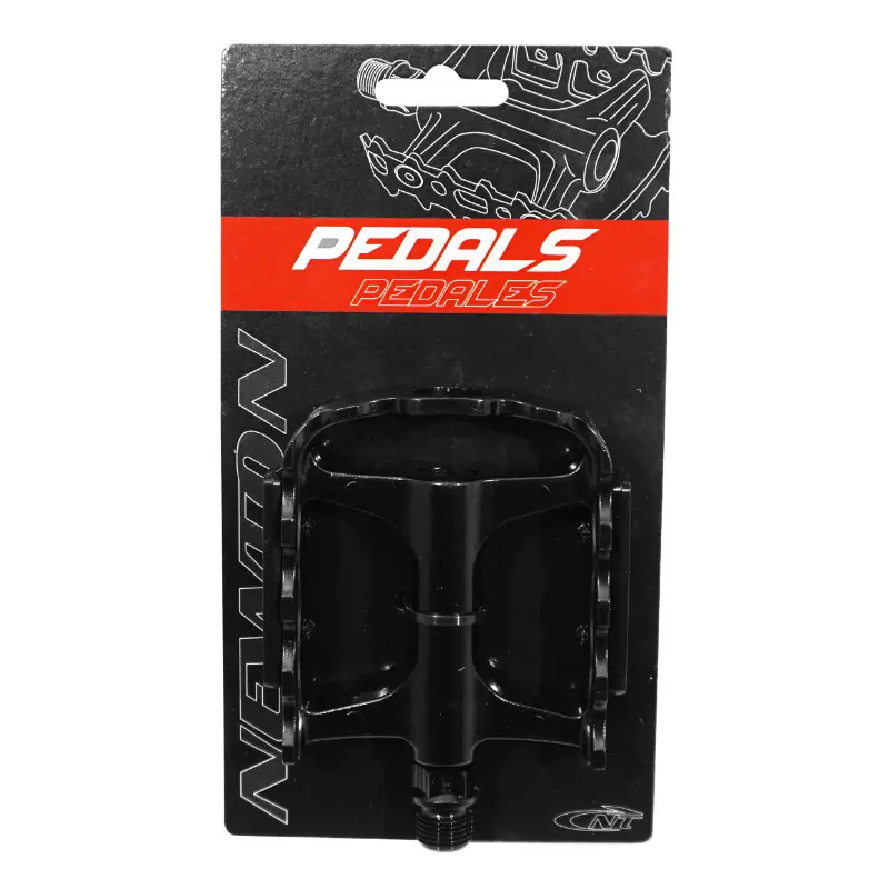 Newton Premium Bearing City-MTB Aluminum Black Pedals 9-16" (pair) — view 2