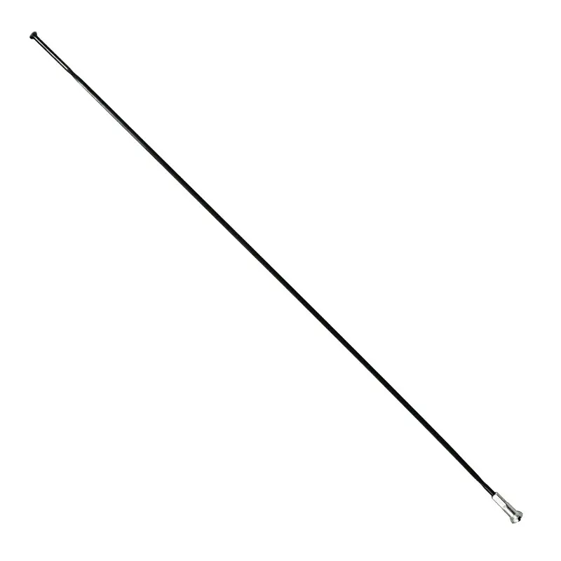 Speiche flach schwarz matt Sapim CX-Ray 2,2 x 0,09 mm gerade Kopf 2 mm 280 mm mit Nippel