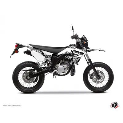 Kutvek Dekorsatz Aufkleber Predator weiß MBK 50 XLimit 2007-2011 / Yamaha 50 DT 2007-2011