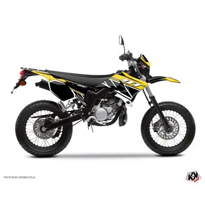 Dekorsatz Aufkleber Yamaha DT 50 2007-2011 gelb replica KUTVEK