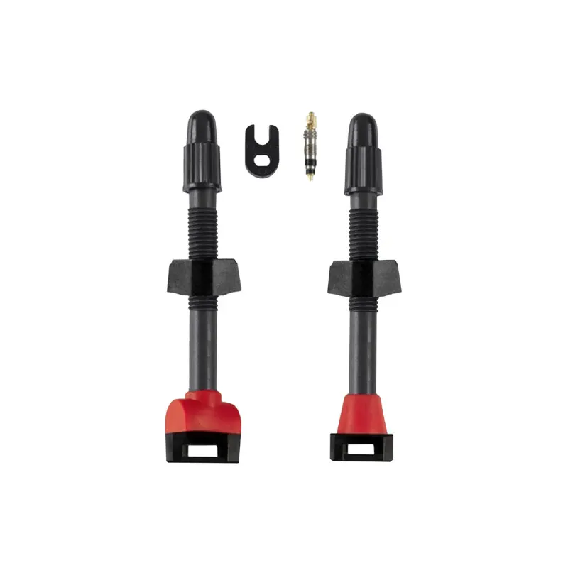 Tubeless-Ventil Presta P2R Carbon 55MM (Gewicht: 8G-PR) (Paarweise auf Karte verkauft)