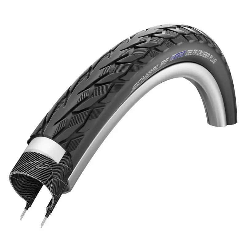 Pneu VTC Schwalbe Delta Cruiser Plus 700 x 38B noir TR